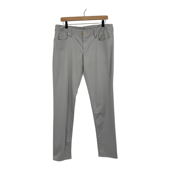 Lilly Pulitzer Worth Jeans in Palm Beach Grey Season-less Soft Stretchy Size 12 - Picture 5 of 15